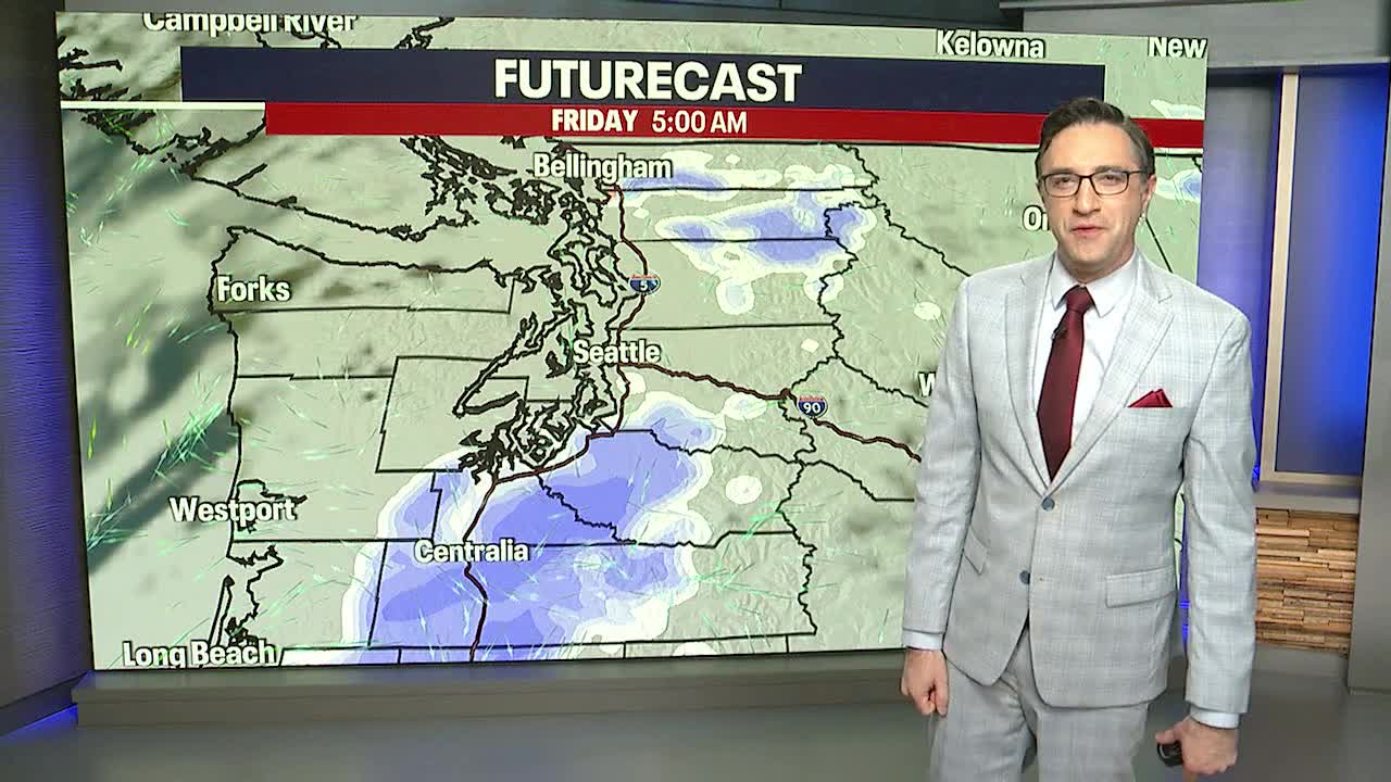 Seattle weather: A chance of snow early Friday