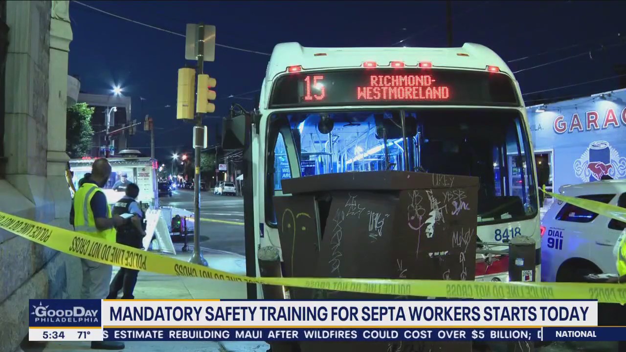Mandatory safety training for SEPTA workers begins Monday
