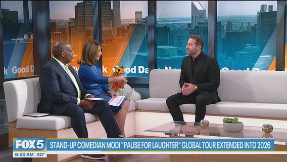 Comedian Modi's tour 'Pause for Laughter' extends into 2026