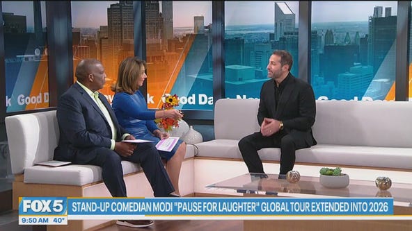 Comedian Modi's tour 'Pause for Laughter' extends into 2026