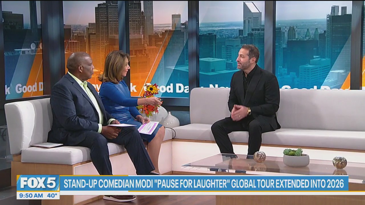 Comedian Modi's tour 'Pause for Laughter' extends into 2026