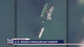 U.S. seizes an oil tanker off the coast of Venezuela