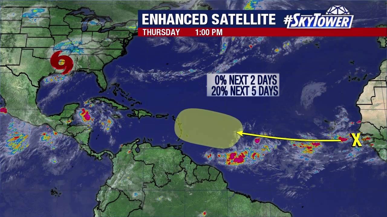 Today's tropical weather forecast