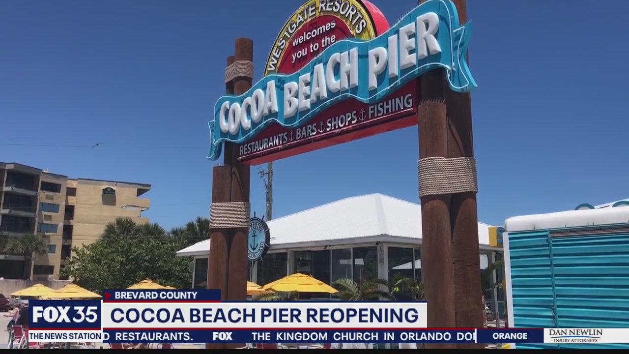 Cocoa Beach Pier reopening