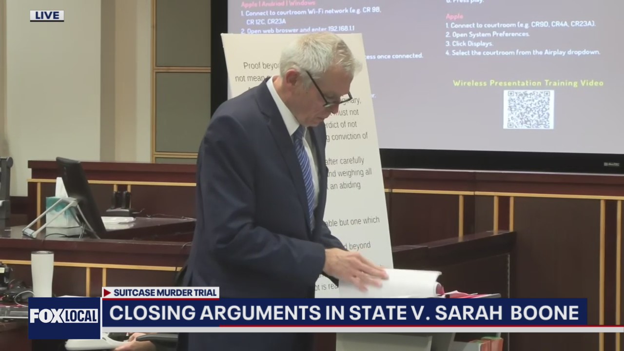 Sarah Boone's lawyer on Boone's reasonable doubt