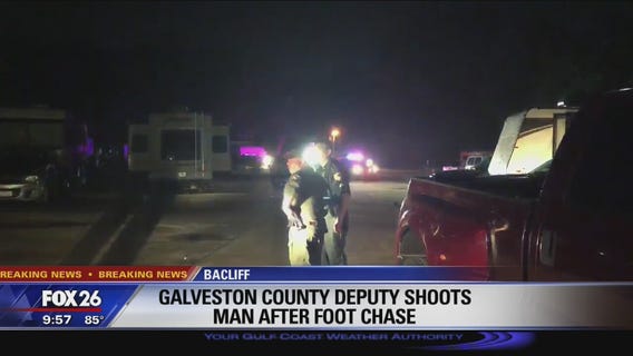 Galveston County deputy shoots man after foot chase