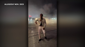 Man charged with filming music video on LA freeway