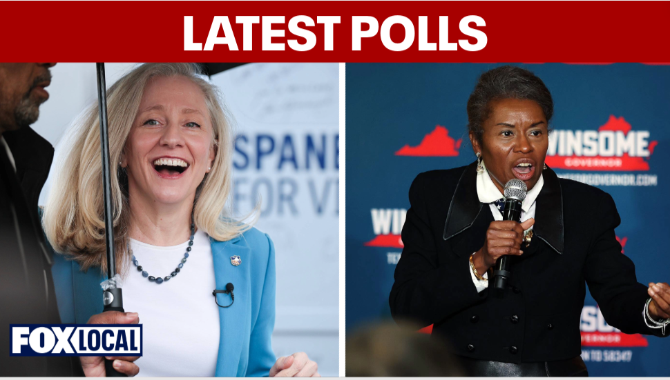 Latest polls on the Virginia governor election