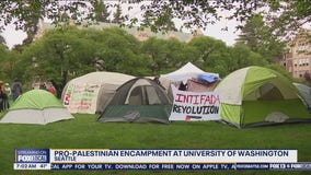Pro-Palestinian encampment at UW