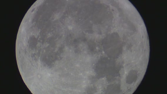 Blue Supermoon rising Monday night