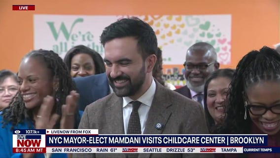 NYC Mayor-Elect Mamdani discusses childcare plan