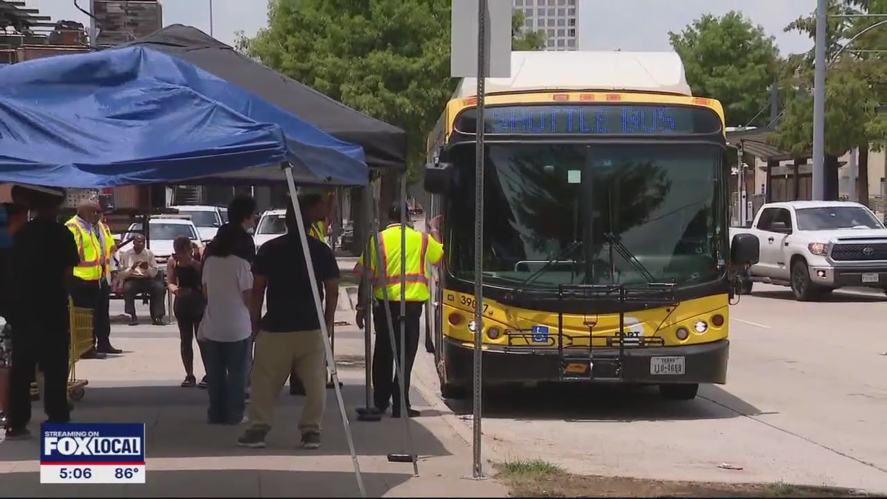 Downtown DART rail to be restored by Wednesday