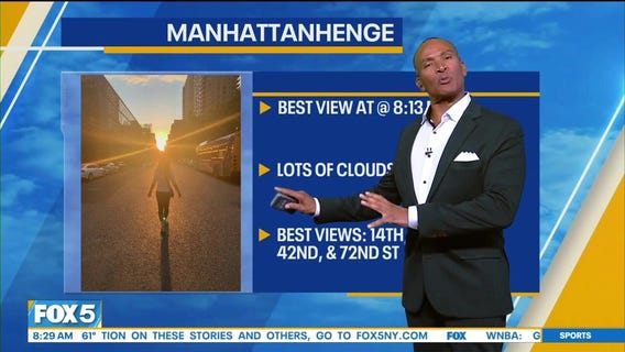 Manhattanhenge: 'Might need to skip this one'