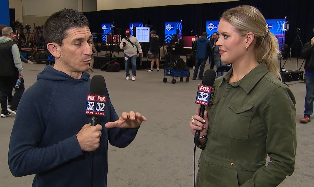 NFL Combine: NFL Network's Andrew Siciliano talks Caleb Williams and more with FOX 32's Cassie Carlson
