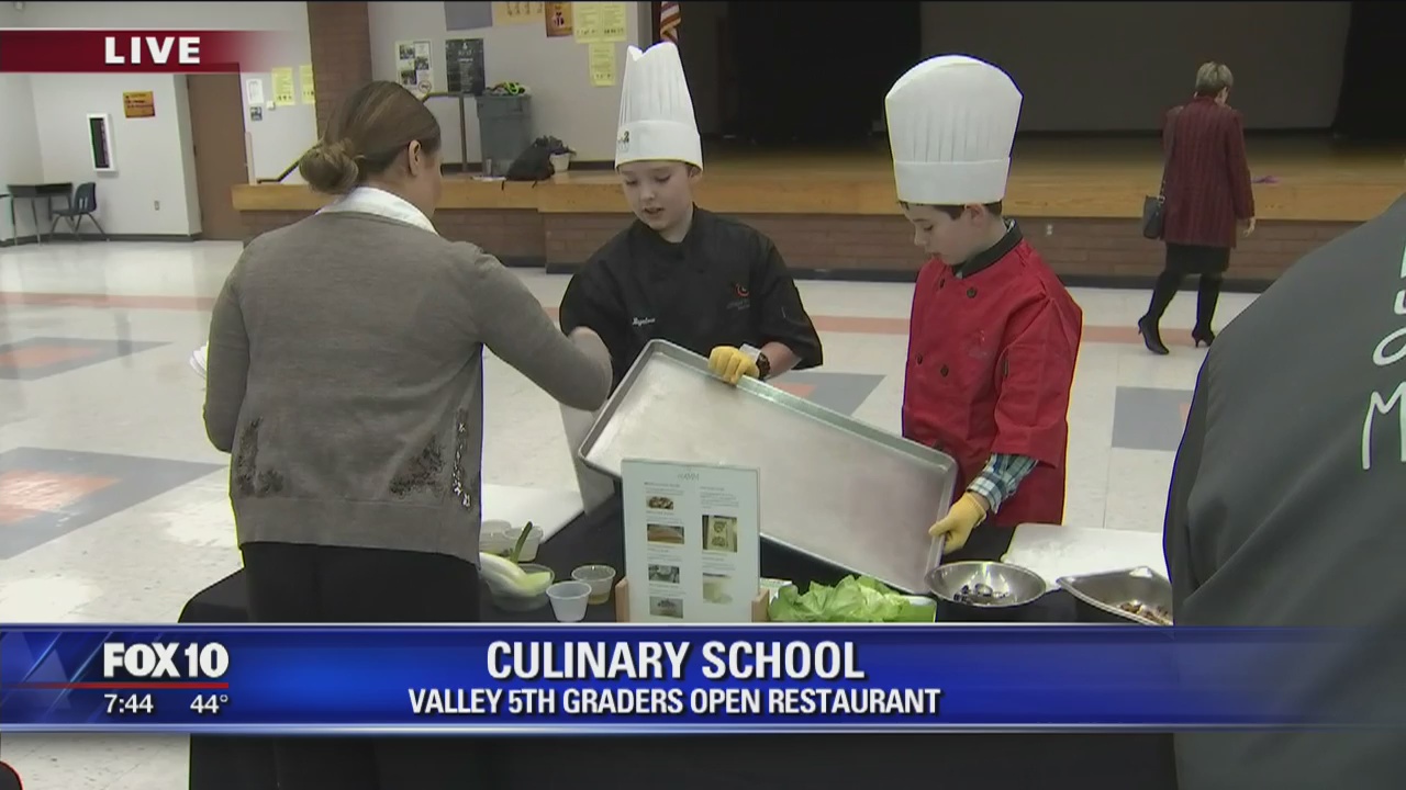 Valley 5th graders open restaurant