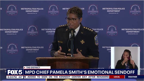 MPD Chief Pamela Smith delivers emotional speech as she steps down
