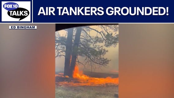 Winds howling as fire heads toward city l FOX 10 Talks