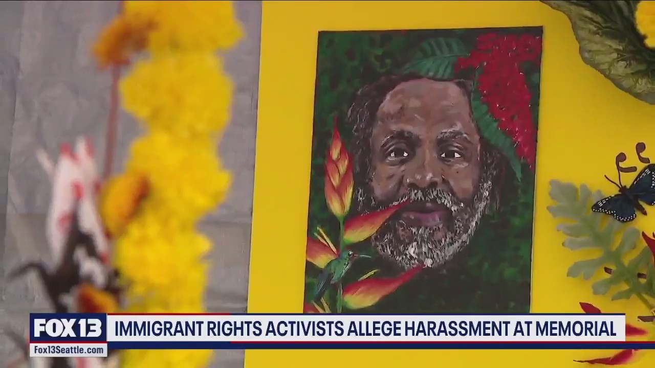 Immigrant rights activists allege harassment at Tacoma memorial