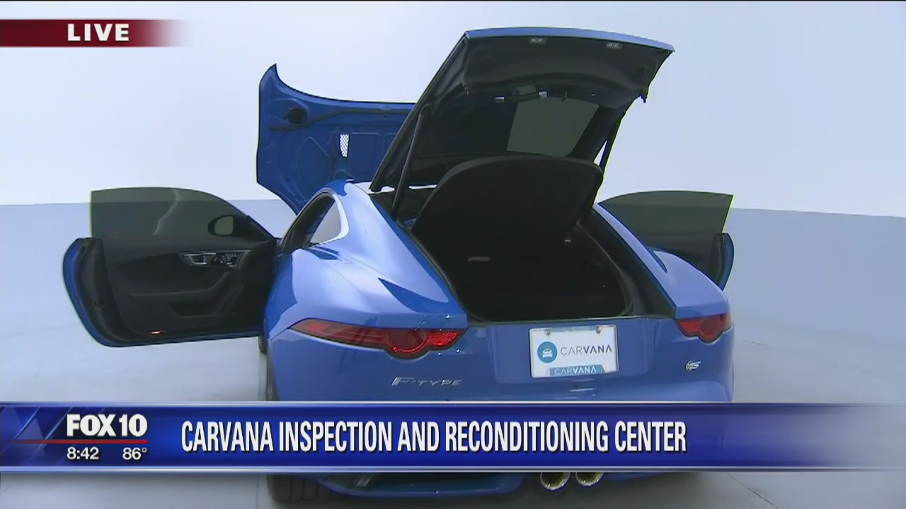 Cory's Corner: Carvana inspection and reconditioning center