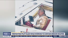 Firefighting pilot killed while working to contain Oregon wildfire