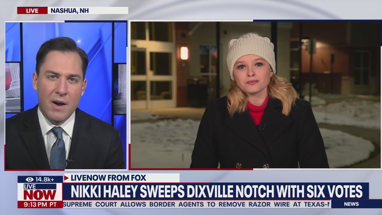 Haley sweeps midnight vote in New Hampshire