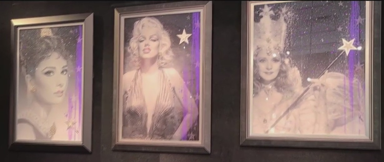 Artist features metal from the original Hollywood sign