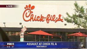 Chick-fil-A assault in DC caught on camera