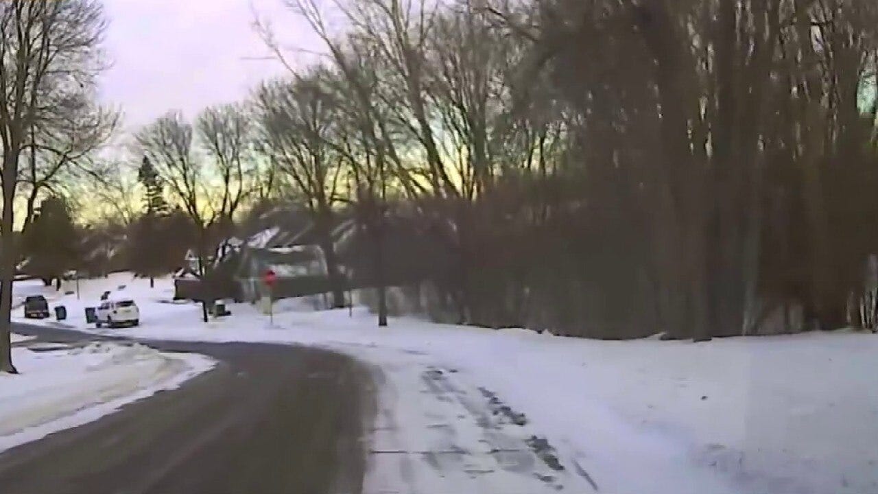 Slippery conditions during Friday morning commute 