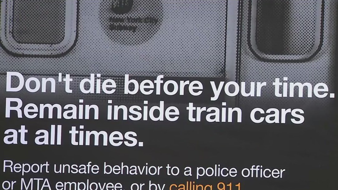 NYC campaign takes on subway surfing