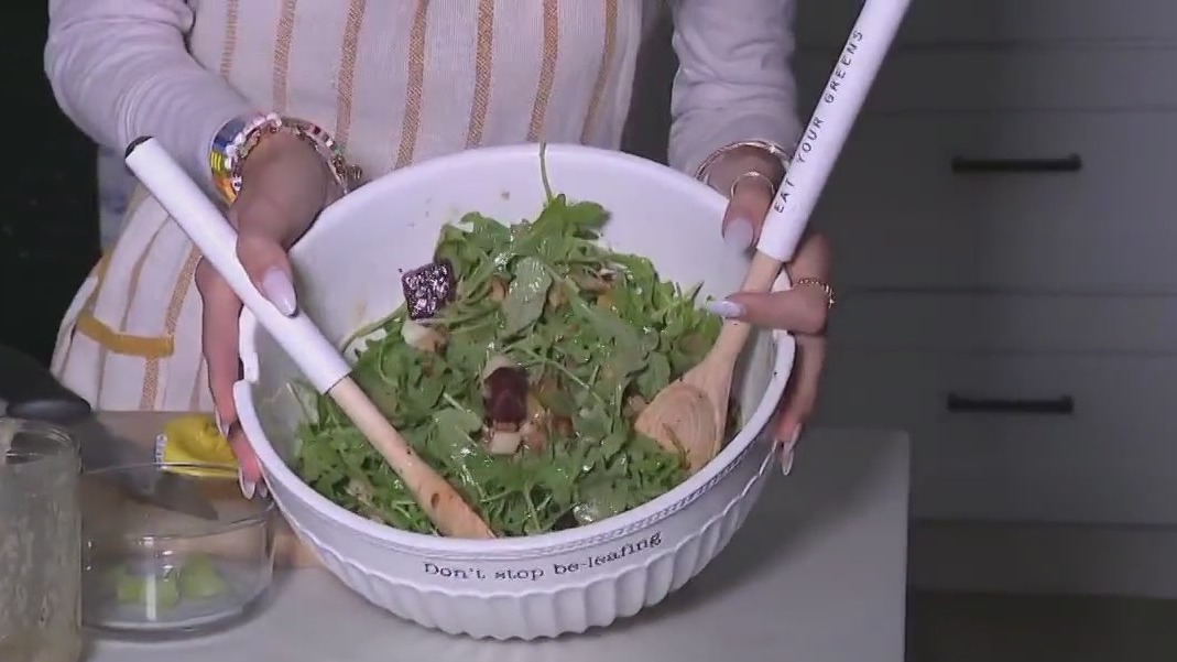 Arugula fall salad recipe from Tierra Neubaum