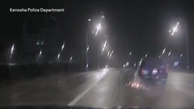 Kenosha County police chase, squad rammed