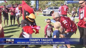 Organization creates charity tailgate for kids who've lost loved ones to cancer