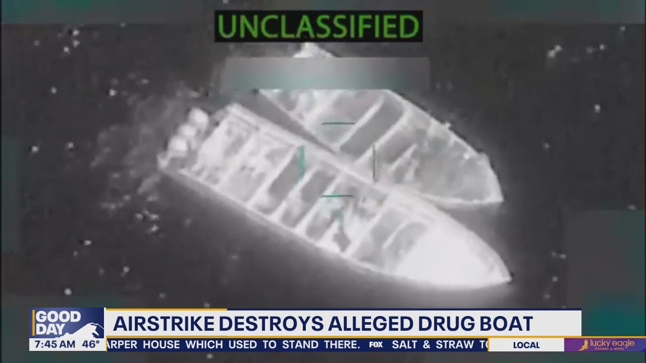 US airstrike destroys another alleged Venezuelan drug boat