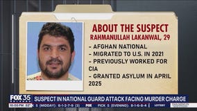 Suspect in National Guard DC attack to face murder charge