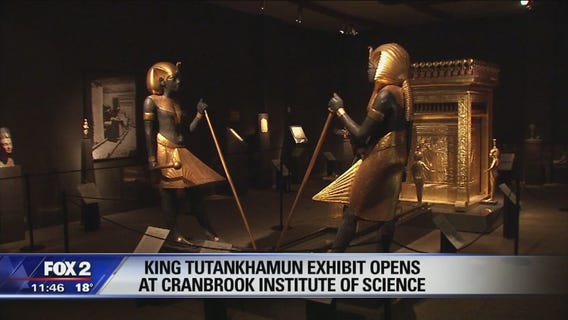 King Tut exhibit at Cranbrook now through Sept. 3