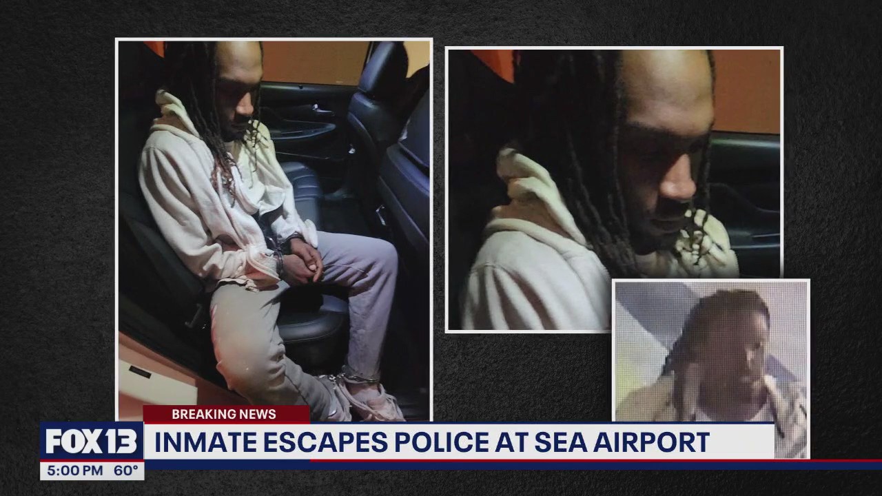 Inmate escapes police at Seattle-Tacoma International Airport