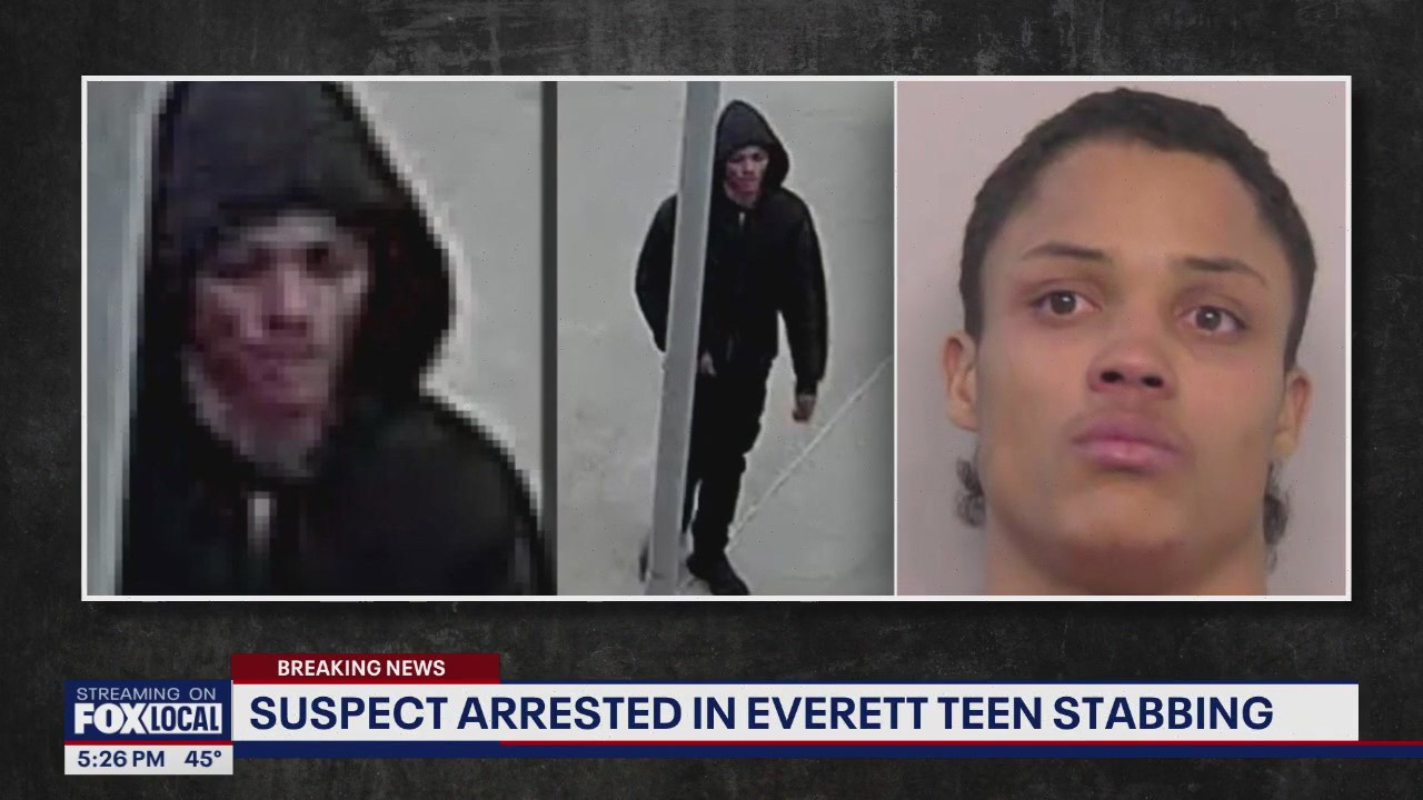 Suspect arrested in Everett teen stabbing