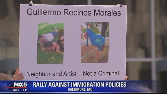 Immigration advocates rally in support of Annapolis man detained by ICE