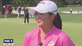 Jenny Bae practices at Augusta National before final round of the Augusta National Women?s Amateur