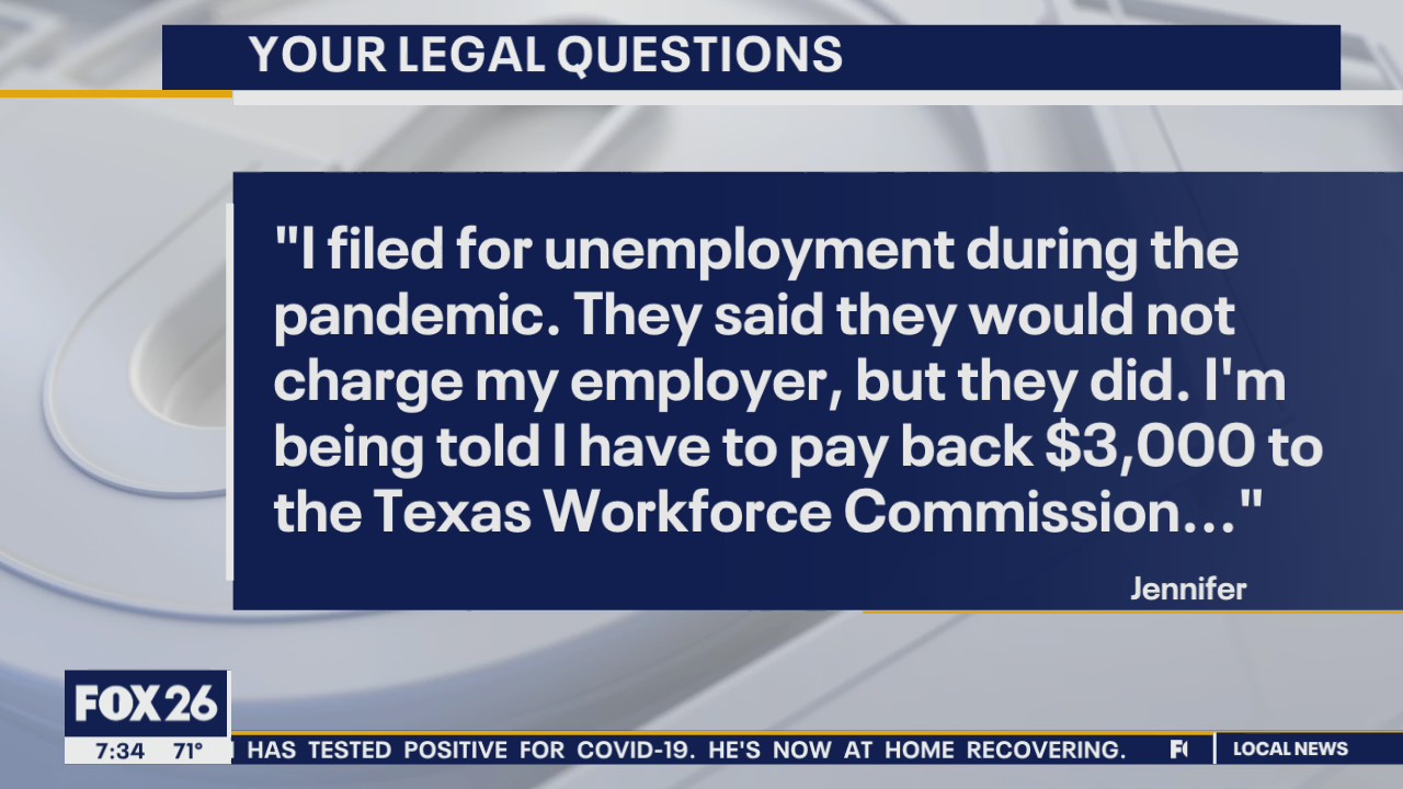 Your Legal Questions: Unemployment benefits; possession order; civil suit
