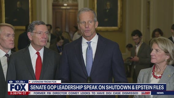 Senate Republicans speak on Epstein files release