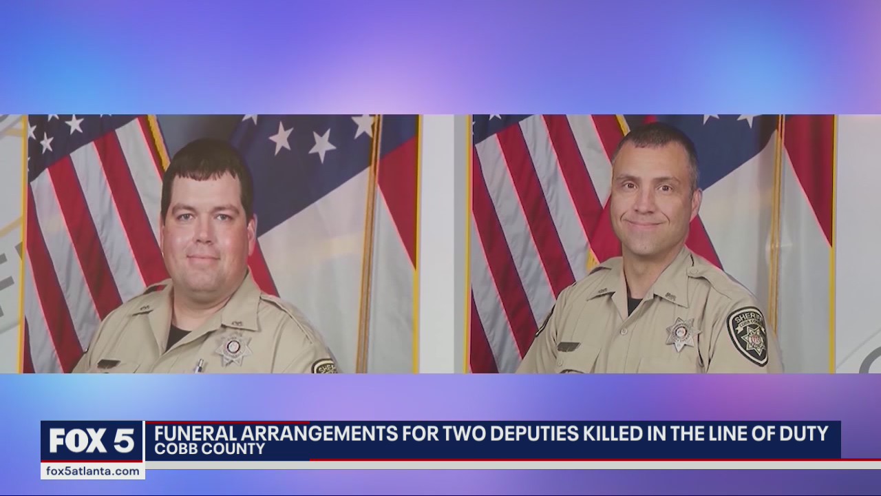 Funeral arrangements for deputies killed in line of duty | FOX 5 Atlanta