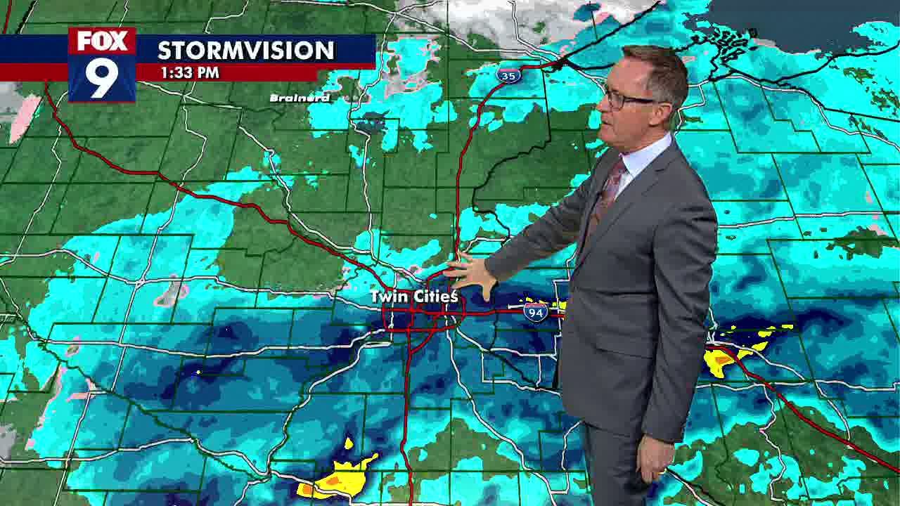 Minnesota weather: Rainy, wet Monday for Twin Cities; turns to wintry mix overnight
