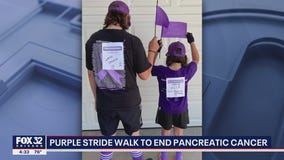 Thousands across U.S. get ready for Chicago's PurpleStride walk to end pancreatic cancer
