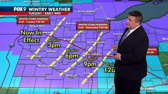 MN weather: Tuesday-Wednesday winter storm [noon update]