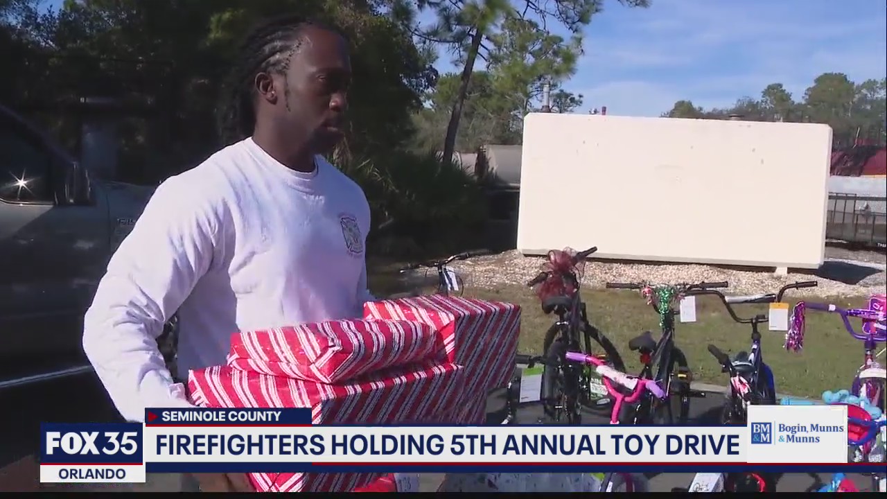 Seminole firefighters hold annual toy drive