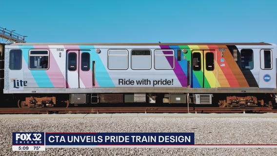 CTA unveils Pride train design