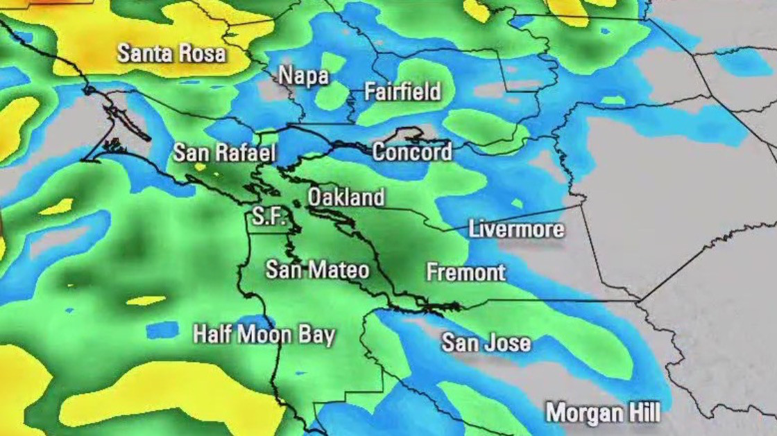 Parade of storms pound Bay Area