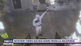 Mystery hero saves home from LA wildfires