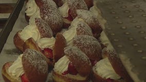 Celebrating Fat Tuesday with paczki at Bennison's Bakery